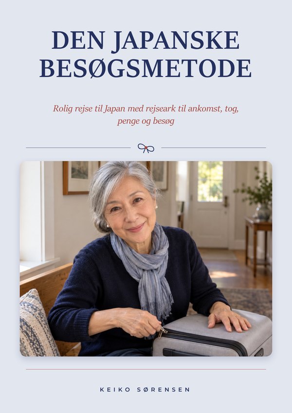 Den japanske besøgsmetode omslaget til minibogen